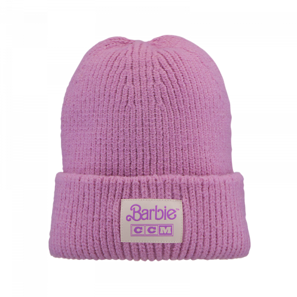 Barbie x CCM Pink Cuffed Beanie